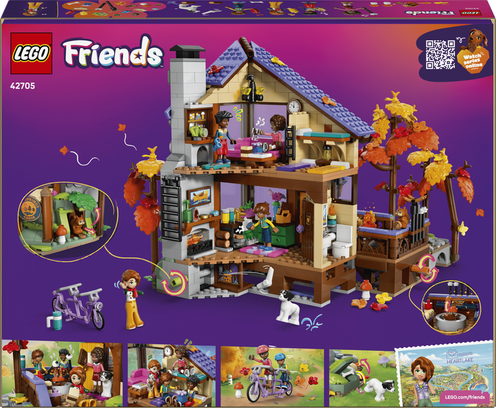 Конструктор LEGO Friends Затишний лісовий будиночок для осіннього відпочинку 1229 деталей (42705) - зображення 9