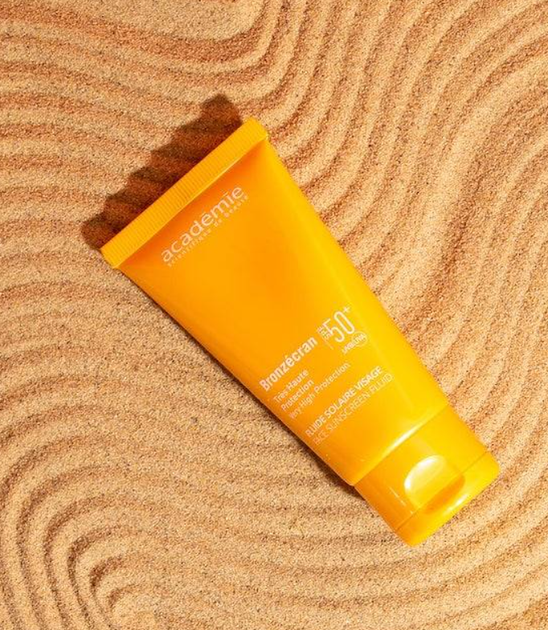 Солнцезащитный флюид для лица UVA/UVB SPF 50+ Academie Bronzecran Face Sunscreen Fluid SPF 50+ 50 мл - Фото 4 Солнцезащитный флюид для лица UVA/UVB SPF 50+ Academie Bronzecran Face Sunscreen Fluid SPF 50+ 50 мл - изображение 4