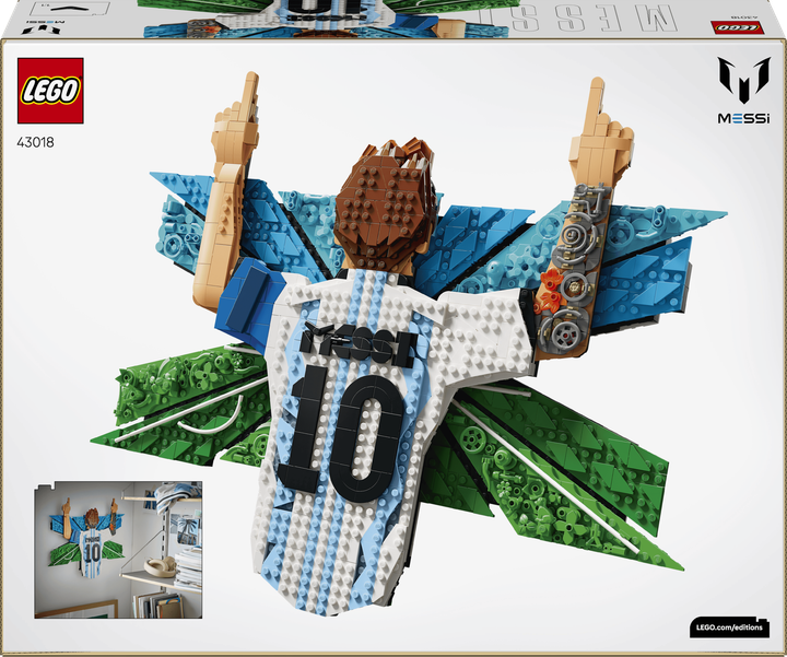 Конструктор LEGO Editions Ліонель Мессі — святкування 1427 деталей (43018) - зображення 9