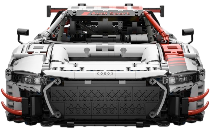 Конструктор Rastar Audi R8 GT3 Bricks 1:8 3322 елементів 99300 (6930751322011) - Фото 5 Конструктор Rastar Audi R8 GT3 Bricks 1:8 3322 елементів 99300 (6930751322011) - зображення 5