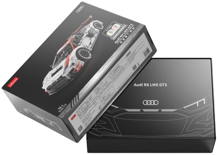 Конструктор Rastar Audi R8 GT3 Bricks 1:8 3322 елементів 99300 (6930751322011) - Фото 8 Конструктор Rastar Audi R8 GT3 Bricks 1:8 3322 елементів 99300 (6930751322011) - зображення 8