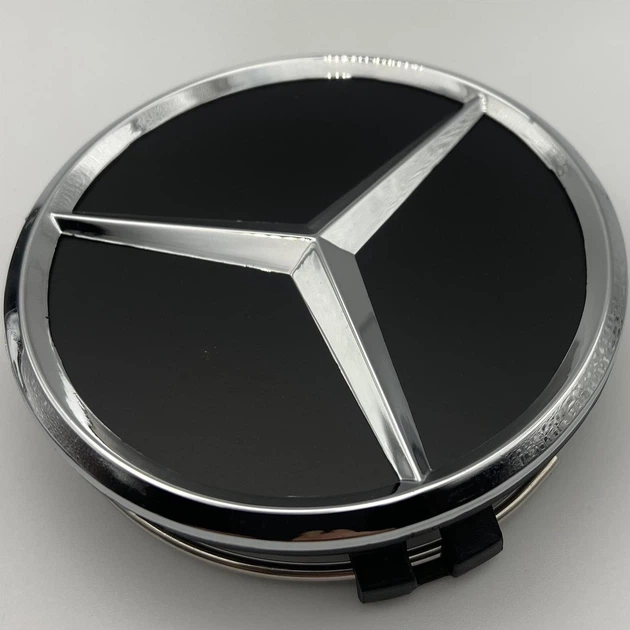 Колпачки в диски Mercedes A1704000025 75 мм 70 мм черные матовые мерседес - Фото 4 Колпачки в диски Mercedes A1704000025 75 мм 70 мм черные матовые мерседес - изображение 4