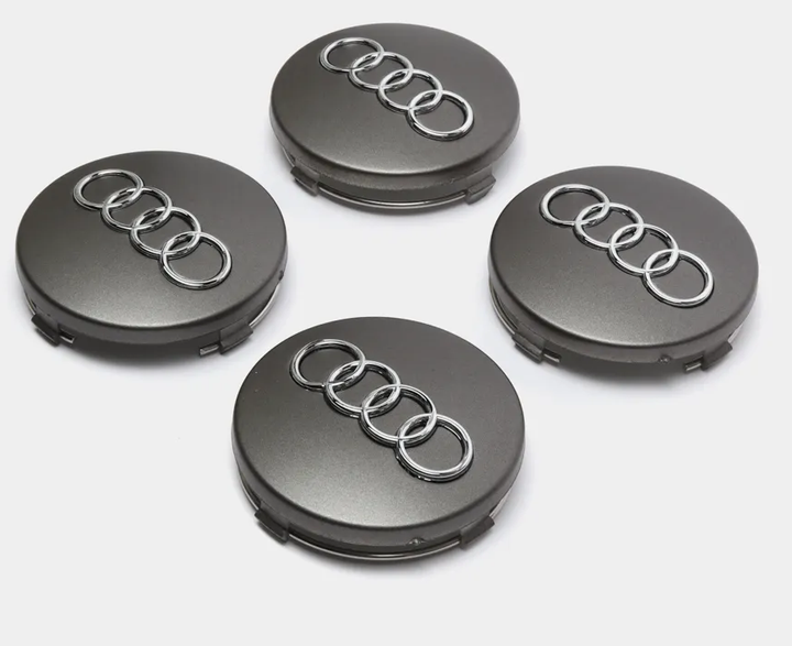 Колпачки на диски Audi 4B0601170 60 мм 57 мм серые заглушки ауди - Фото 2 Колпачки на диски Audi 4B0601170 60 мм 57 мм серые заглушки ауди - изображение 2