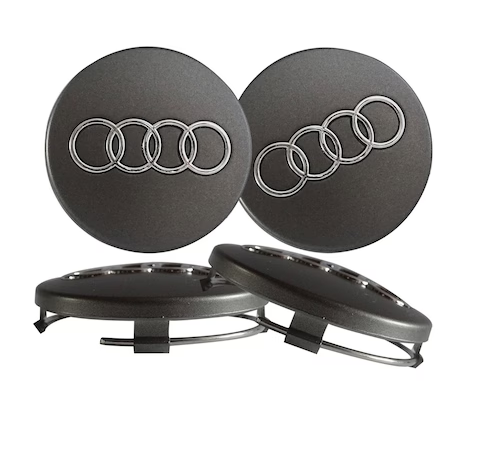 Колпачки на диски Audi 4B0601170 60 мм 57 мм серые заглушки ауди - Фото 3 Колпачки на диски Audi 4B0601170 60 мм 57 мм серые заглушки ауди - изображение 3