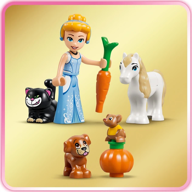 Конструктор LEGO Disney Princess Замок Попелюшки та її друзів-тварин 149 деталей (43283) - Фото 3 Конструктор LEGO Disney Princess Замок Попелюшки та її друзів-тварин 149 деталей (43283) - зображення 3