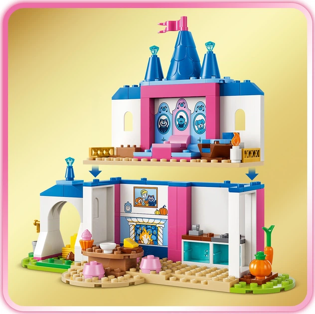 Конструктор LEGO Disney Princess Замок Попелюшки та її друзів-тварин 149 деталей (43283) - Фото 5 Конструктор LEGO Disney Princess Замок Попелюшки та її друзів-тварин 149 деталей (43283) - зображення 5