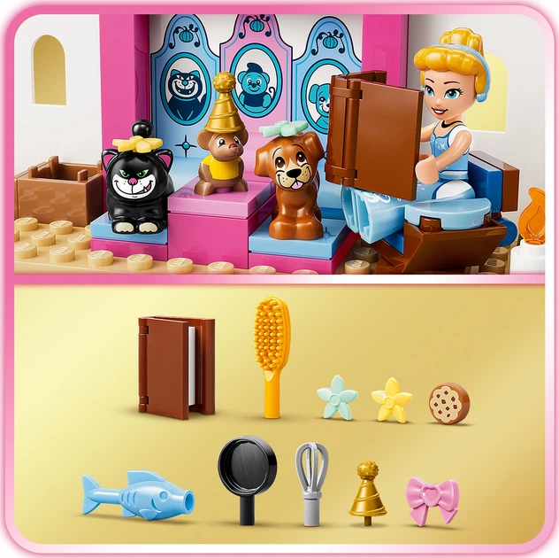 Конструктор LEGO Disney Princess Замок Попелюшки та її друзів-тварин 149 деталей (43283) - Фото 4 Конструктор LEGO Disney Princess Замок Попелюшки та її друзів-тварин 149 деталей (43283) - зображення 4