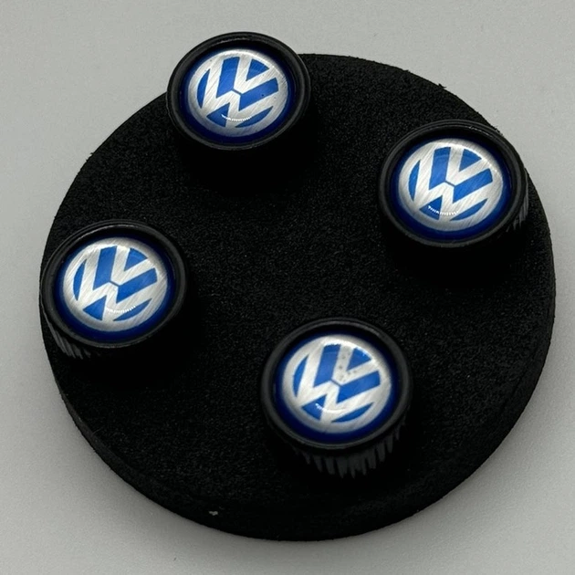Защитные металлические колпачки на ниппель черные моторспорт VW фольцваген Volkswagen - изображение 6