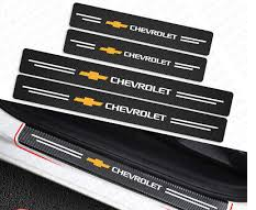 Захисна плівка накладка на пороги для шевроле Chevrolet Чорний Карбон наклейки світловідбивні написи - зображення 8