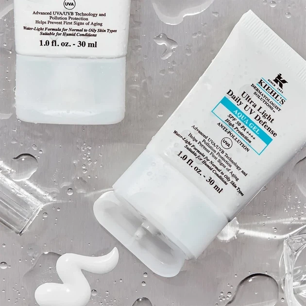 Увлажняющий солнцезащитный флюид для лица с SPF50 Kiehl's Dermatologist Solutions Ultra Light Daily UV Defense SPF 50 PA++++ - Фото 5 Увлажняющий солнцезащитный флюид для лица с SPF50 Kiehl's Dermatologist Solutions Ultra Light Daily UV Defense SPF 50 PA++++ - изображение 5