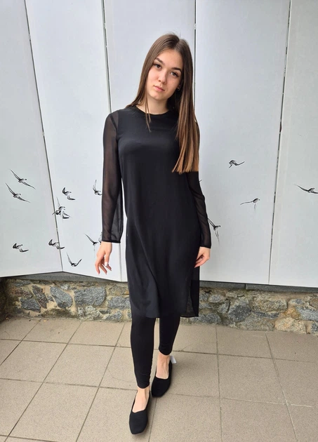 Лонгслив туника с удлиненной спинкой Zara 17951 XS (на укр 42-44) - изображение 6