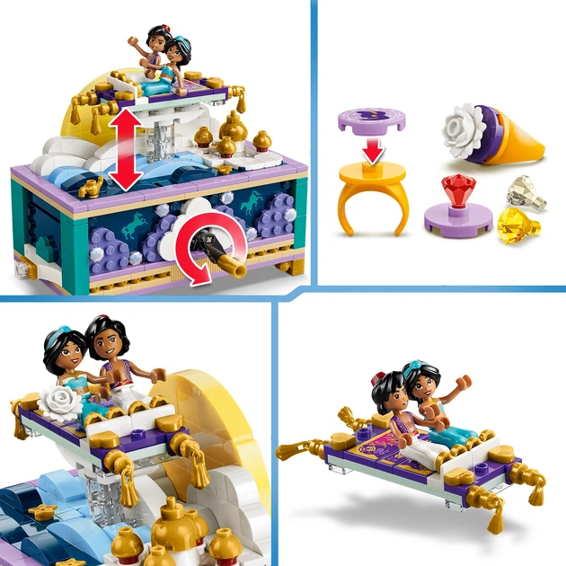 Конструктор LEGO Disney Princess Скринька для коштовностей Жасмін 458 деталей (43295) - зображення 4