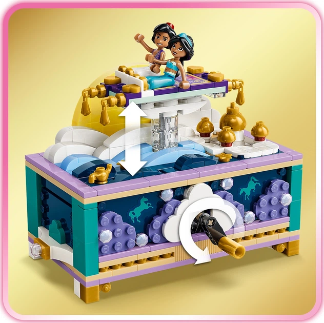 Конструктор LEGO Disney Princess Скринька для коштовностей Жасмін 458 деталей (43295) - зображення 6