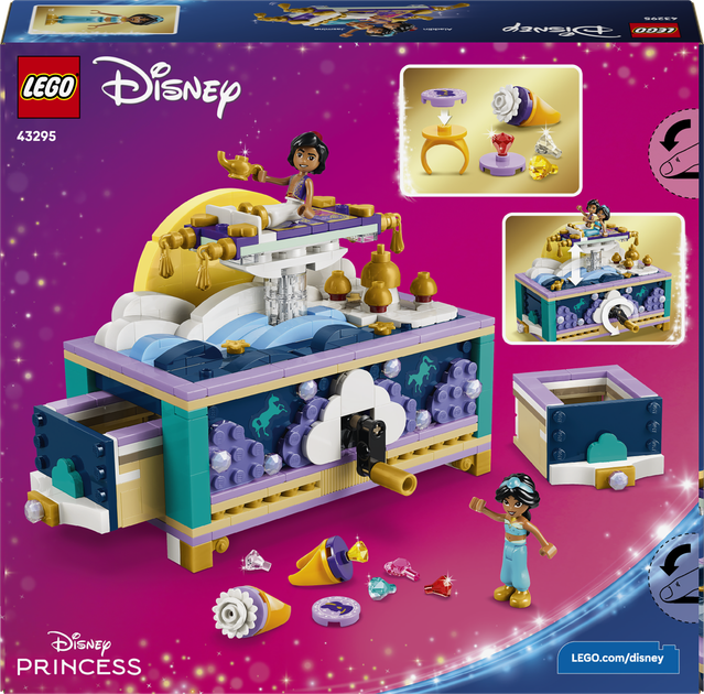 Конструктор LEGO Disney Princess Скринька для коштовностей Жасмін 458 деталей (43295) - зображення 9