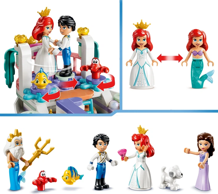 Конструктор LEGO Disney Princess Королівський весільний човен Аріель 519 деталей (43299) - зображення 7