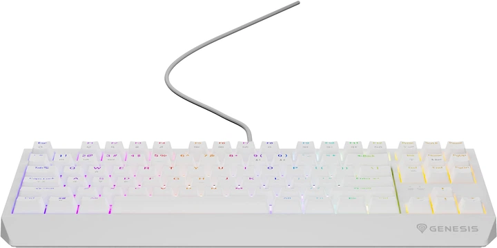 Klawiatura przewodowa Genesis Thor 230 TKL Outemu Brown White (NKG-2080) - obraz 2