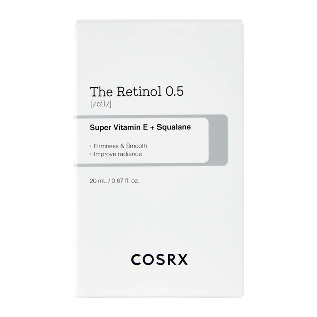 Антивозрастная сыворотка Cosrx The Retinol 0.5 Oil, 20ml - Фото 2 Антивозрастная сыворотка Cosrx The Retinol 0.5 Oil, 20ml - изображение 2