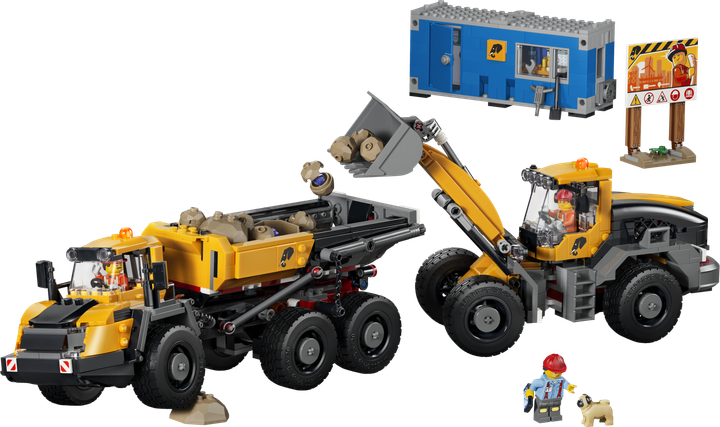 Конструктор LEGO City Самоскид і фронтальний ковшовий навантажувач 1132 деталі (60494) - зображення 2