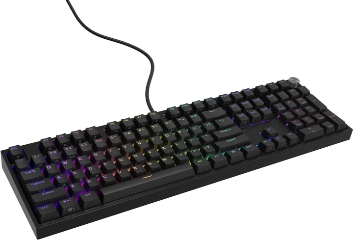 Клавіатура дротова Genesis Thor 404 Outemu Peach Silent Black (NKG-2298) - зображення 4