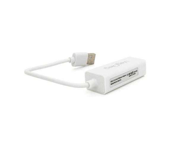 Контролер USB 2.0 to Ethernet VEGGIEG - Мережевий адаптер 10 / 100Mbps з проводом, RTL-8152B, White - Фото 2 Контролер USB 2.0 to Ethernet VEGGIEG - Мережевий адаптер 10 / 100Mbps з проводом, RTL-8152B, White - изображение 2