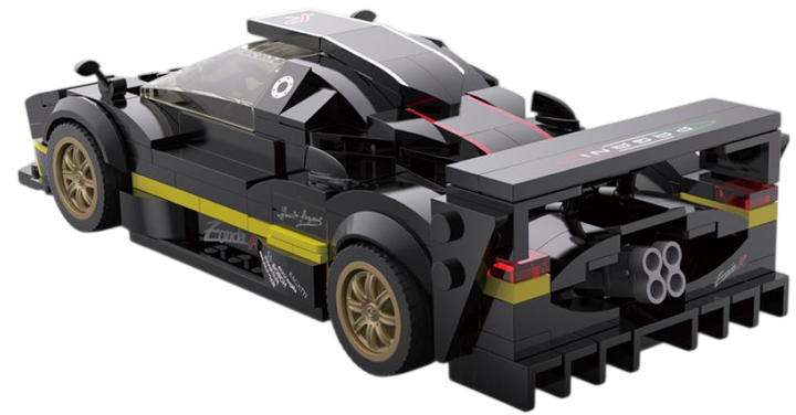 Конструктор Rastar Pagani Zonda R 1:28 387 елементів 93900-B (6930751323025) - Фото 4 Конструктор Rastar Pagani Zonda R 1:28 387 елементів 93900-B (6930751323025) - зображення 4
