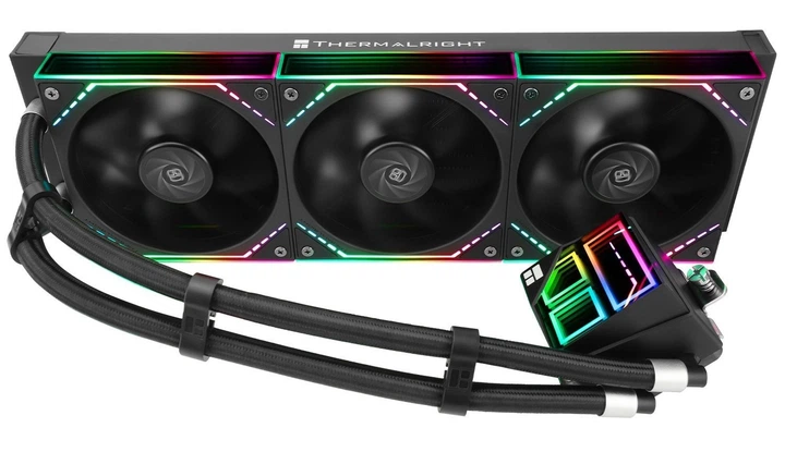 Система водяного охолодження Thermalright Frozen Infinity 360 Black: ARGB, Infinity Mirror, 3x120мм PWM, Intel LGA1851/1700 та AMD - зображення 3