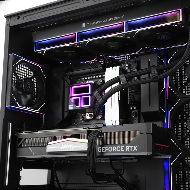 Система водяного охолодження Thermalright Frozen Infinity 360 Black: ARGB, Infinity Mirror, 3x120мм PWM, Intel LGA1851/1700 та AMD - зображення 8