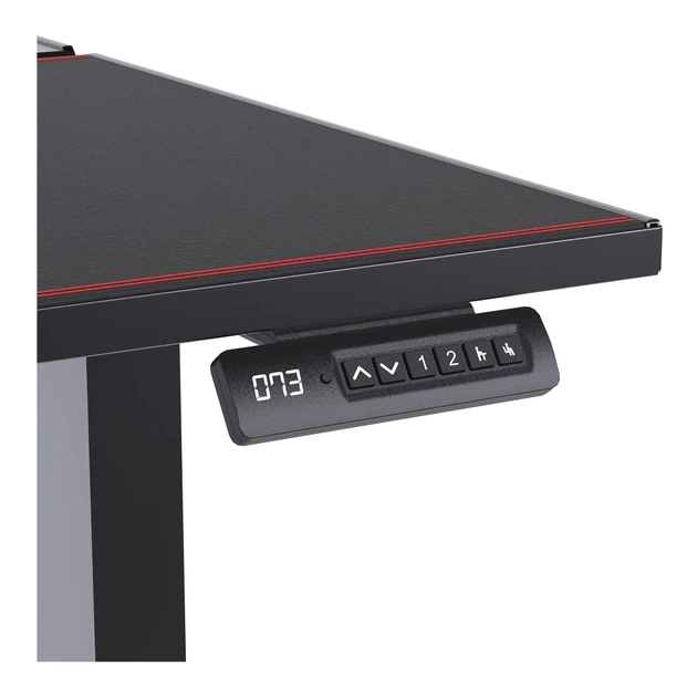 Игровой компьютерный стол для геймера Fantech DW114 с регулировкой высоты электрическим приводом режимом памяти и RGB подсветкой - Фото 13 Игровой компьютерный стол для геймера Fantech DW114 с регулировкой высоты электрическим приводом режимом памяти и RGB подсветкой - изображение 13