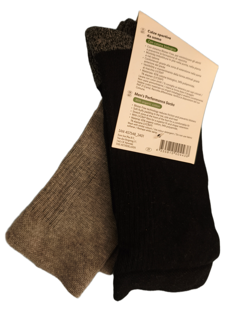 Мужские трекинговые носки Calze Sportive CRIVIT PREMIUM 41-42р 2 пары - Фото 2 Мужские трекинговые носки Calze Sportive CRIVIT PREMIUM 41-42р 2 пары - изображение 2