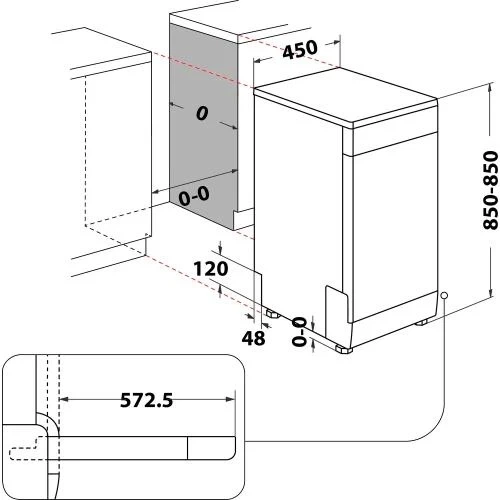 Посудомийна машина Whirlpool WSFO3O23PF - Фото 9 Посудомийна машина Whirlpool WSFO3O23PF - зображення 9
