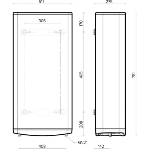 Водонагрівач Ariston VELIS TECH 50 EU (3100917) - зображення 4