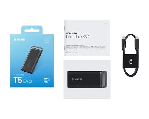 Внешний накопитель SSD, 2Tb, Samsung T9, Black (MU-PG2T0B/EU) - изображение 8