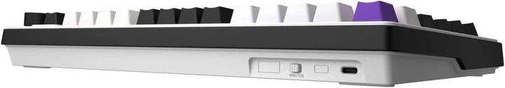 Клавіатура дротова Hator Hellyberry HK75 Mechanical Linear RGB USB White/Violet (HK75) - зображення 5