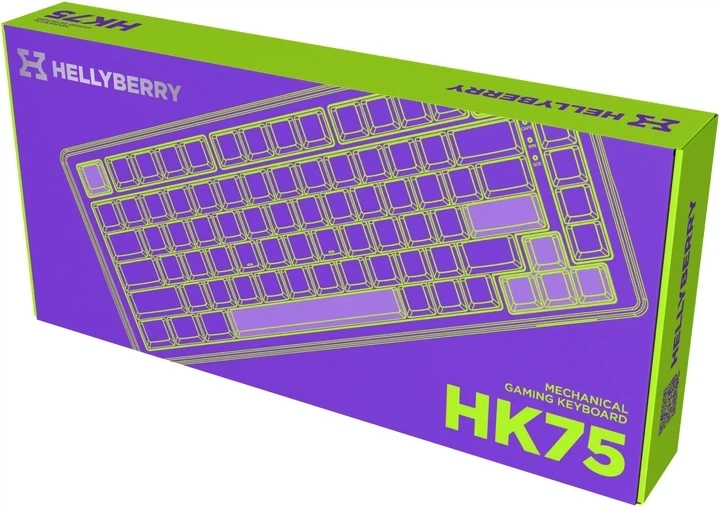 Клавіатура дротова Hator Hellyberry HK75 Mechanical Linear RGB USB White/Violet (HK75) - зображення 9