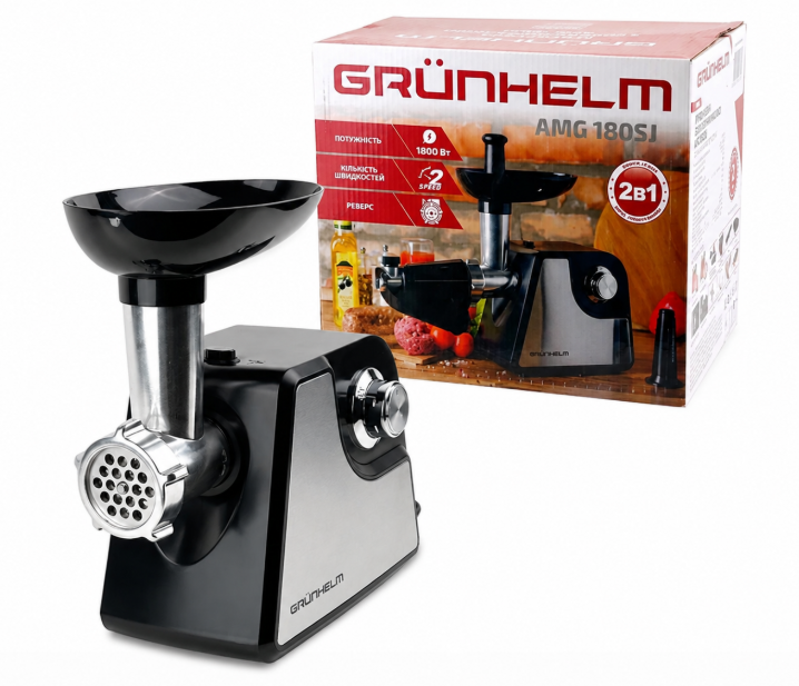 Мясорубка Grunhelm AMG180SJ - изображение 11