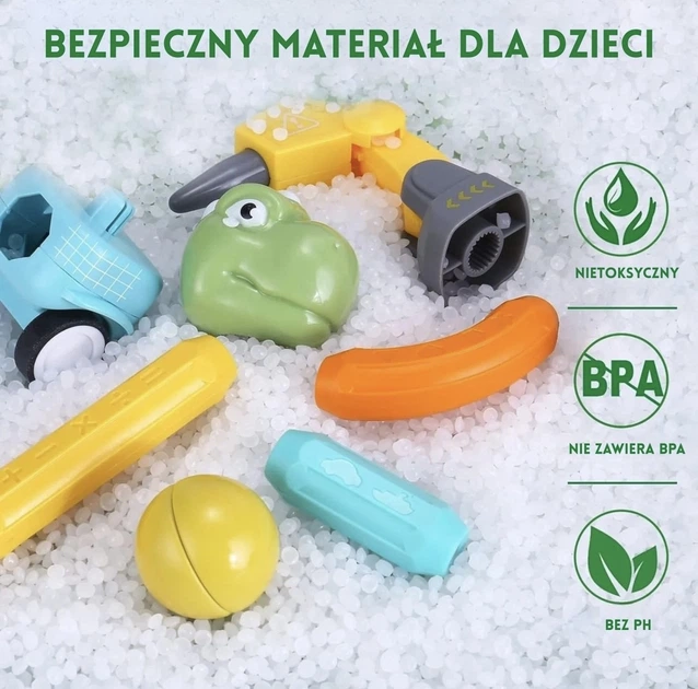 Klocki Magnetyczne Woopie Dinozaury Konstrukcyjne Zestaw 84 elementy (41008) (5906280651008) - obraz 5