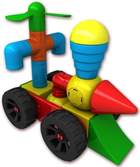 Klocki magnetyczne MalBlo Popular Mag Builders 40 elementów POP 18303 (755828183038) - Zdjęcie 3 Klocki magnetyczne MalBlo Popular Mag Builders 40 elementów POP 18303 (755828183038) - obraz 3