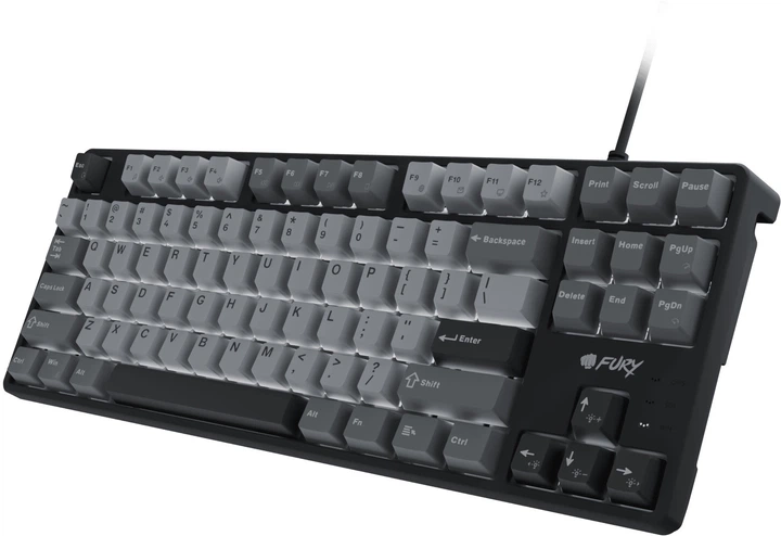 Klawiatura przewodowa Fury Kanabo K2 Black-Grey (NFU-2386) - obraz 3