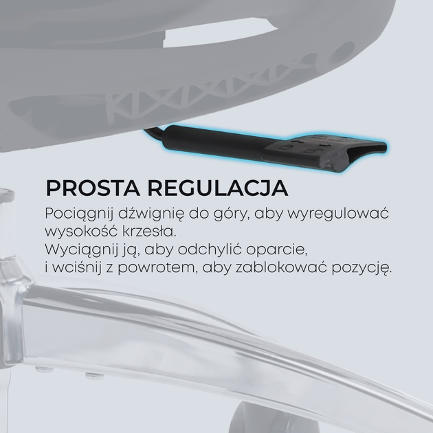 Fotel biurowy SIHOO DORO C300L Mesh Black (DORO-C300L-A3-101) - obraz 8