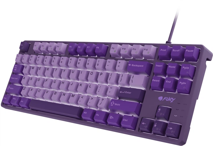 Klawiatura przewodowa Fury Kanabo K2 Violet (NFU-2351) - obraz 3