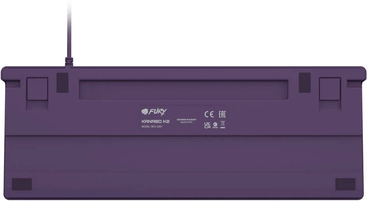 Klawiatura przewodowa Fury Kanabo K2 Violet (NFU-2351) - obraz 6