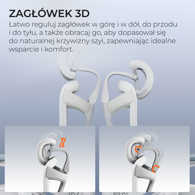 Fotel biurowy Sihoo DORO C300 Pro Mesh White (DORO-C300-PRO-M102-JT) - Zdjęcie 17 Fotel biurowy Sihoo DORO C300 Pro Mesh White (DORO-C300-PRO-M102-JT) - obraz 17