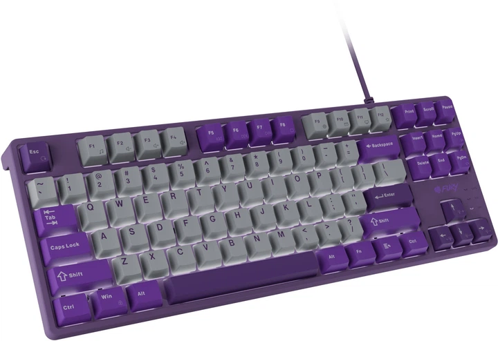 Klawiatura przewodowa Fury Kanabo K2 Grey-Violet (NFU-2350) - obraz 2