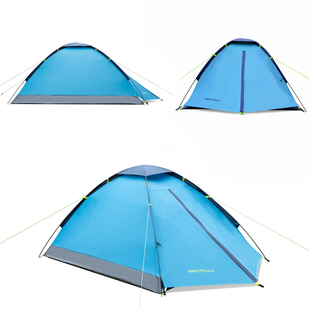 Намет кемпінговий NILS CAMP NIGHTFALL NC6033 блакитний - изображение 2