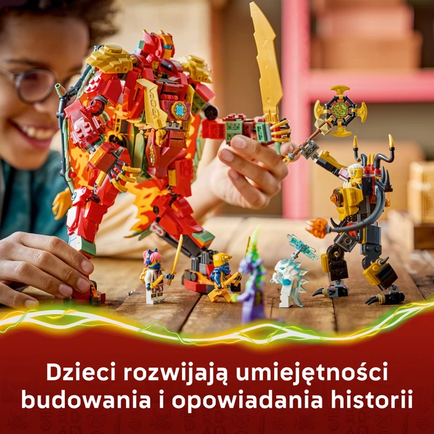 Конструктор LEGO Ninjago Дракон-трансформер Вайлдфаєр 821 деталь (71868) - зображення 5