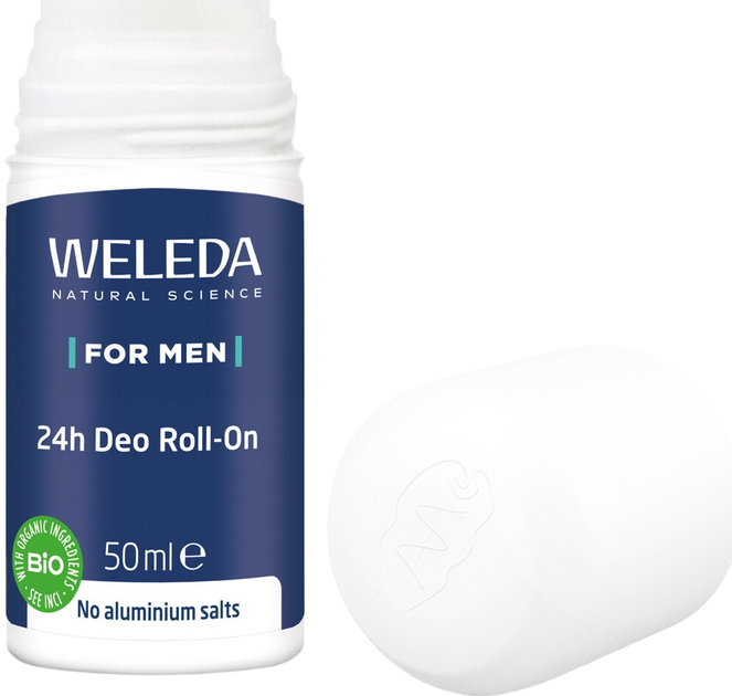 Дезодорант для мужчин Weleda Roll-On 24 часа 50 мл (4001638095228) - Фото 2 Дезодорант для мужчин Weleda Roll-On 24 часа 50 мл (4001638095228) - изображение 2