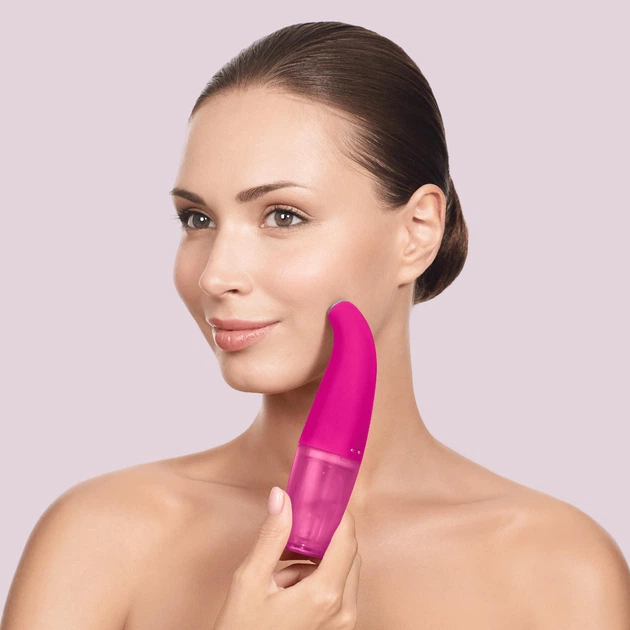 Вакуумный аква-очиститель пор GESKE Aqua-Stream Face Cleanser 8в1 фуксия - изображение 2