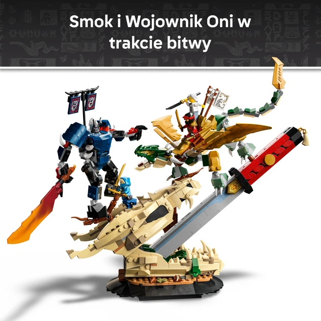 Конструктор LEGO Ninjago Битва біля черепа Дракона з мечем 1016 деталей (71871) - зображення 4