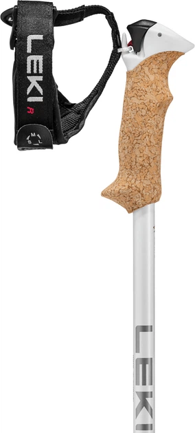 Kijki narciarskie Leki 3D Airfoil 120 cm Biało-żółty (4028173320394) - obraz 3