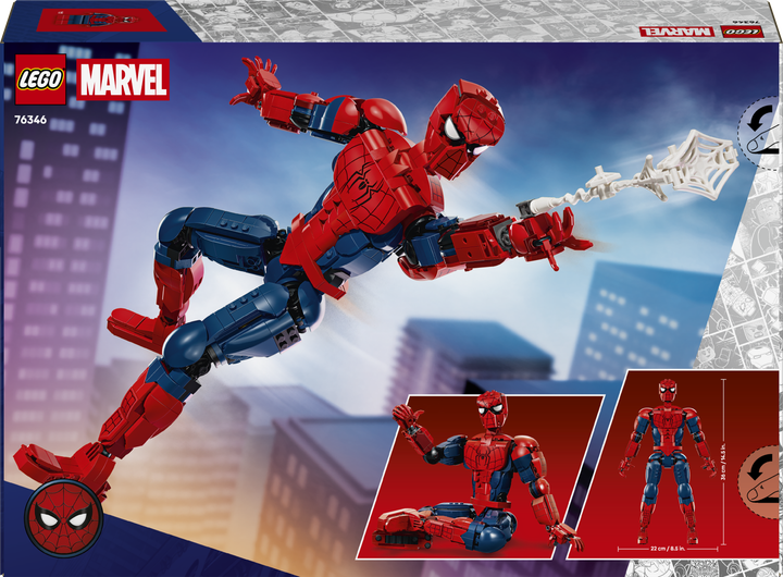 Конструктор LEGO Super Heroes Фігурка супергероя Людини-Павука 813 деталей (76346) - Фото 9 Конструктор LEGO Super Heroes Фігурка супергероя Людини-Павука 813 деталей (76346) - зображення 9